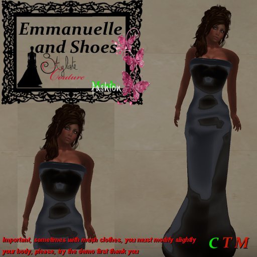 Second Life Marketplace Emmanuelle Noir Laque + Shoes