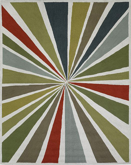 Lourdes Sanchez Wool Bull's Eye Rug - Multi