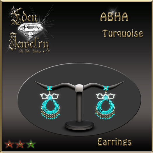 EARRINGS ABHA TURQUOISE