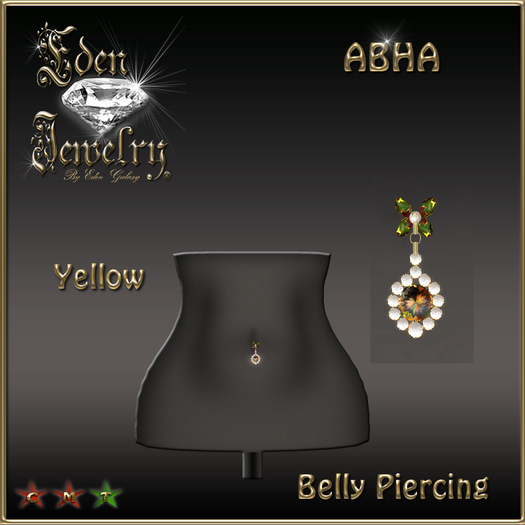 BELLY PIERCING ABHA YELLOW