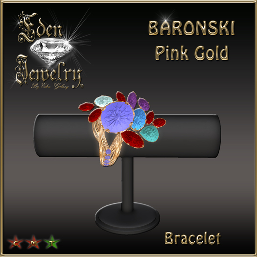 BRACELET BARONSKI PINK GOLD