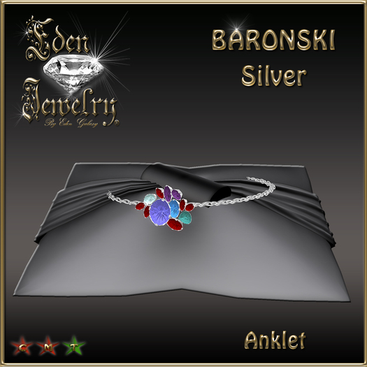 ANKLET BARONSKI SILVER