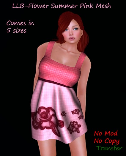 LLB-Flower Summer Pink Mesh(box)