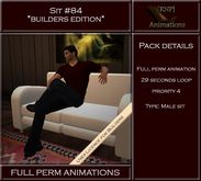[RNP] Sit #84_Male_Male couch sit full perm animation