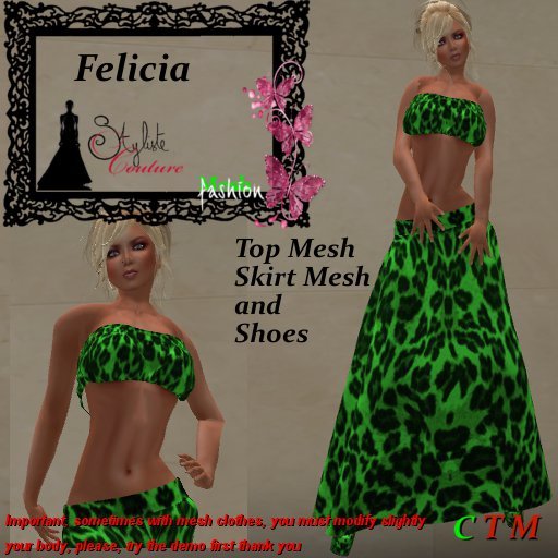 Felicia Gepard Black Green+ Shoes