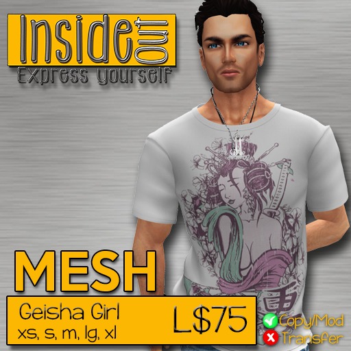 Geisha Girl Tee MESH1