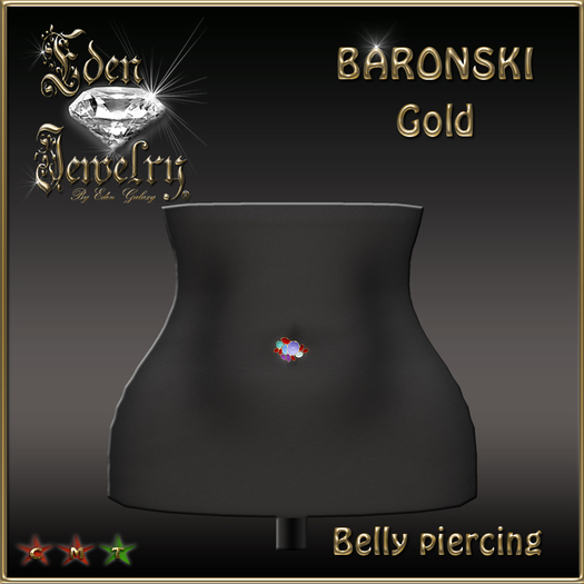 BELLY PIERCING BARONSKI GOLD