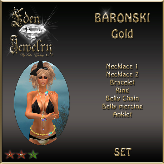 SET BARONSKI PINK GOLD