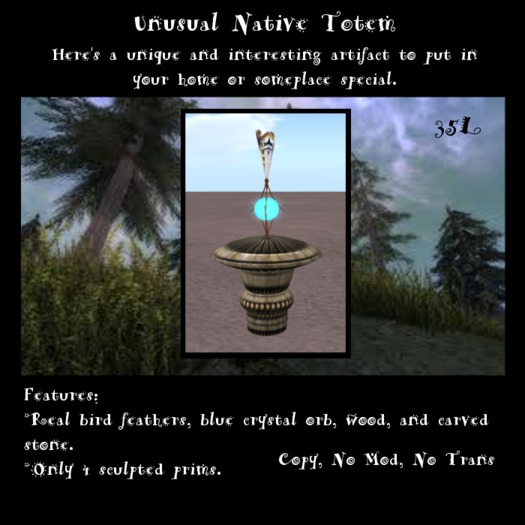 Unusual Native Totem