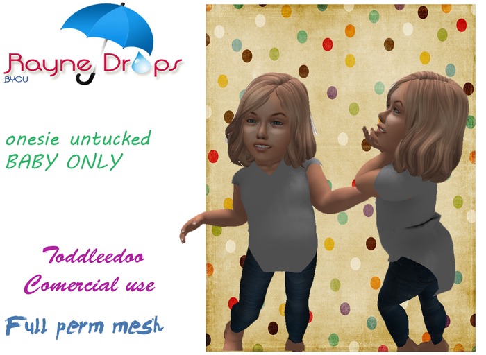 FULL PERM - Baby untucked onesie 