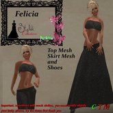 Felicia sequin line + Shoes
