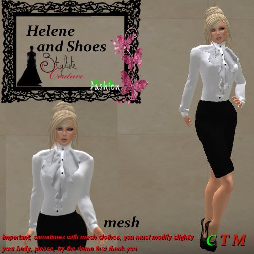 Helene Coton Blanc + Shoes