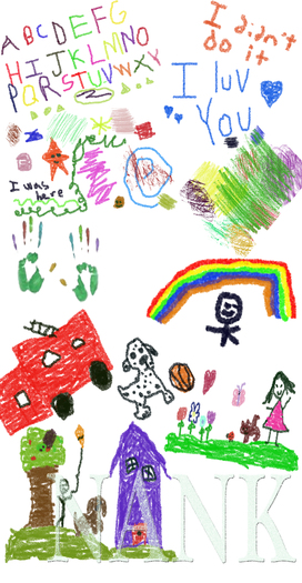  Kid's Wall Art Ten Texture Fatpack