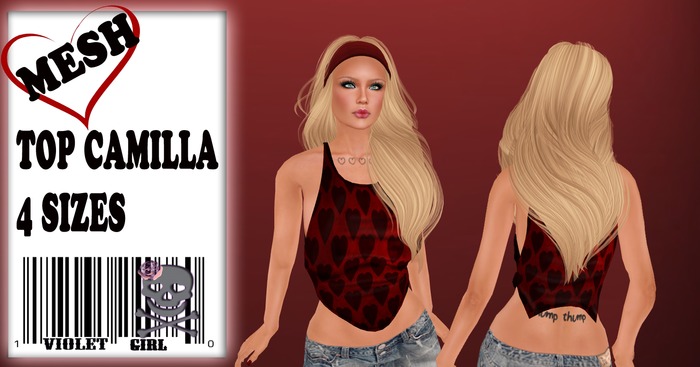 [VIOLET GIRL] TOP CAMILLA ::MESH::