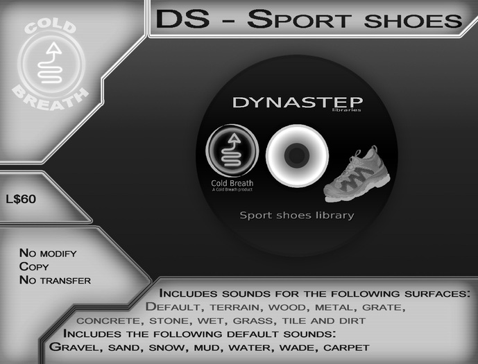Dynastep Library - Sport shoes (1.00) [Wear me to install]