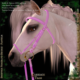 @CT@ Dropped Noseband Bridle WHML 