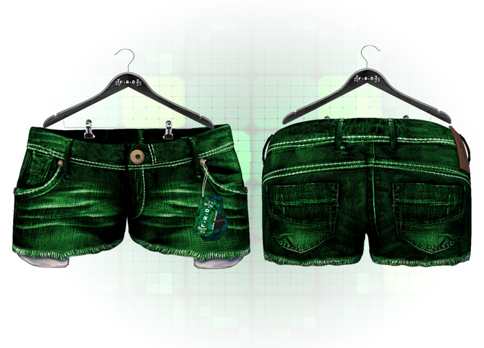 :{F.A.D.}: Frayed Shorts PURPLE