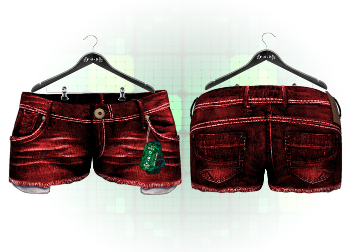 :{F.A.D.}: Frayed Shorts PURPLE