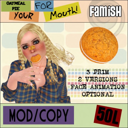 Famish - Oatmeal Pie for your mouth!