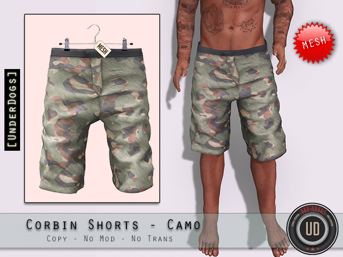 [UD] - Corbin Shorts - Camo - Mesh (Bag)