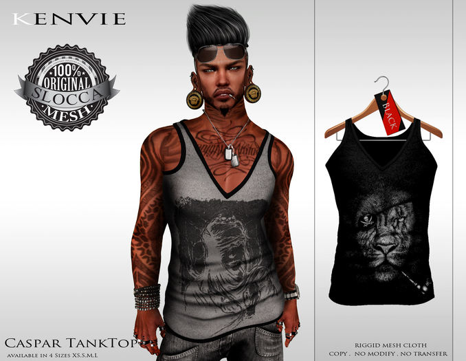 KENVIE . Caspar Tank Top - Black