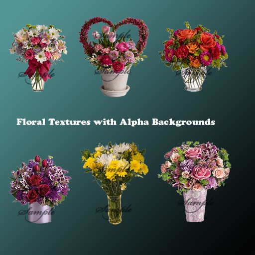 Full Perm Flower Bouquets - Set 1