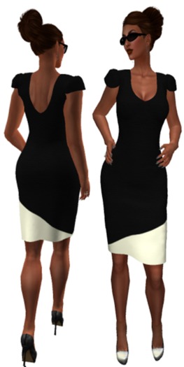 Vivrant Blue Mesh Dress bagged