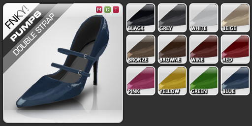 FNKY! Pumps/Double Strap (Pack)