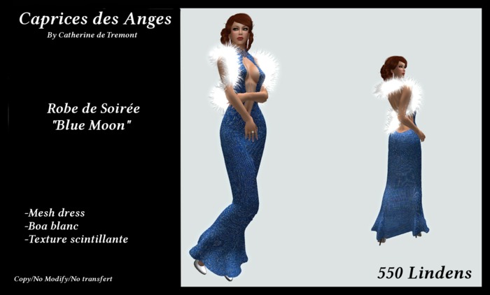 *CdT* Robe "Blue Moon"