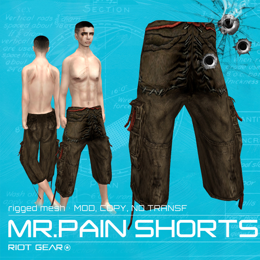 Riot Gear - MrPain Shorts - Box