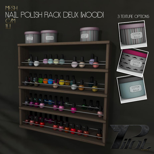 PILOT - Nail Polish Rack Deux [Wood] BOX