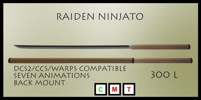 Daijin Armory Raiden Ninjato Natural  v1.2