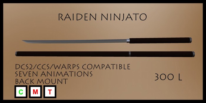 Daijin Armory Raiden Ninjato Brown v1.2