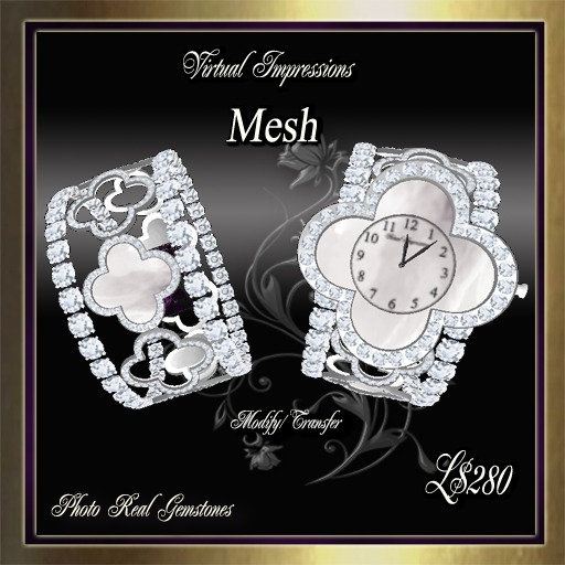 Virtual Impressions Sandra 2 Jewelry in Gold & Diamonds