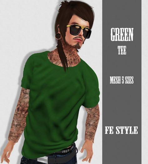 ::Fe Style:: Green - Tee