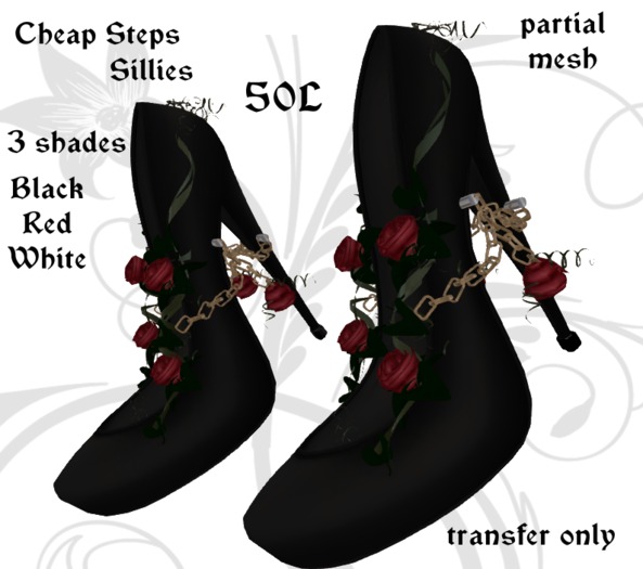 Cheap Step *Sillies* steampunk shoes