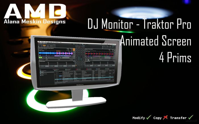 Alana Meskin Design - DJ Monitor Traktor Pro Animated (BOXED)