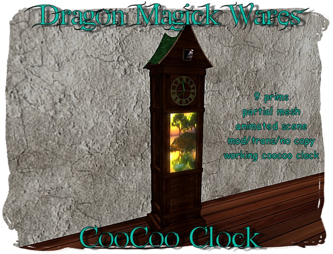Dragon Magick Wares CooCoo Clock