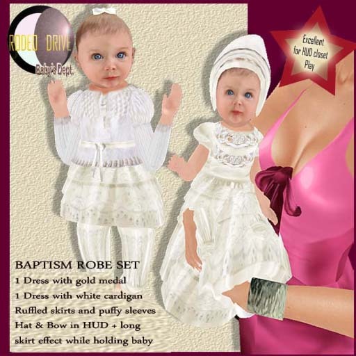99 HUD Zooby BAPTISM ROBE SET <WEAR> 1