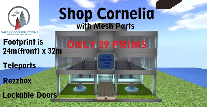 Cornelia white meshed