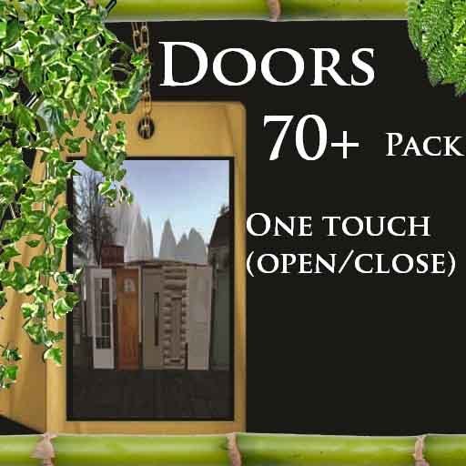 Big Door pack in sl (full permission) 70 plus door
