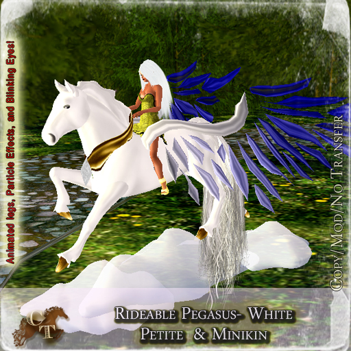 @CTM@ Petite Riding Pegasus (P/I.4M) White