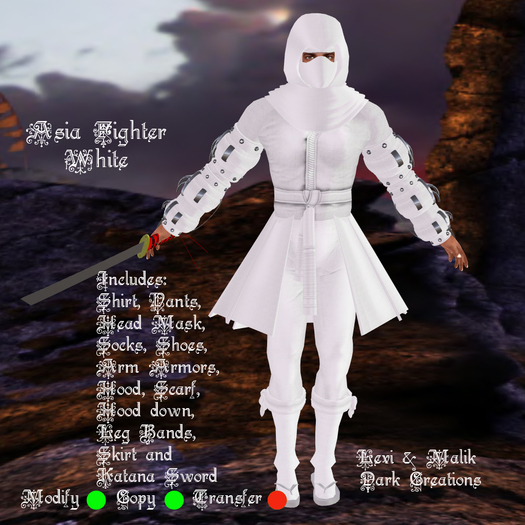 Asia Fighter White