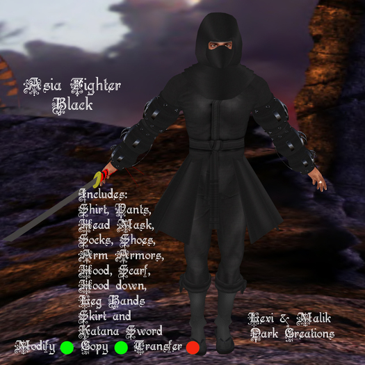 Asia Fighter Black