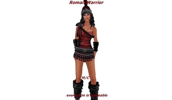 Roman Warrior Female-Red