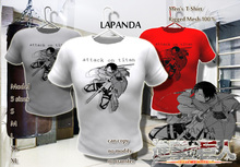 [NEW] Attack on Titan [RIVAILLE] [ 3 COLORS PACK] Men Tee MESH