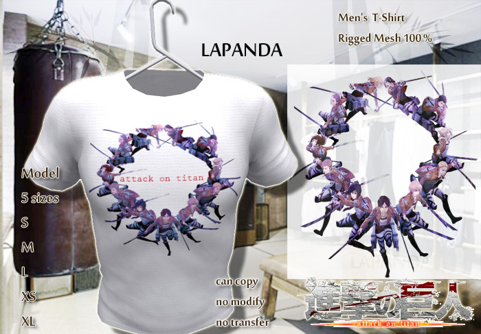 [NEW] Attack on Titan [104th Team] Men Tee MESH