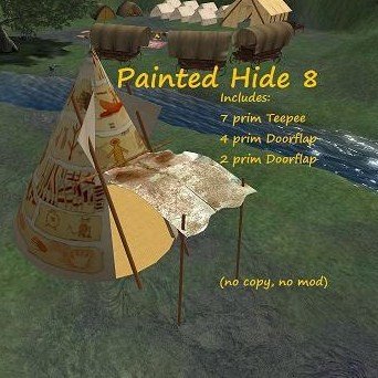 Tipi - Painted Hide 8 (boxed)