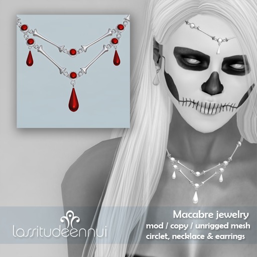 lassitude & ennui Macabre jewelry - DEMO