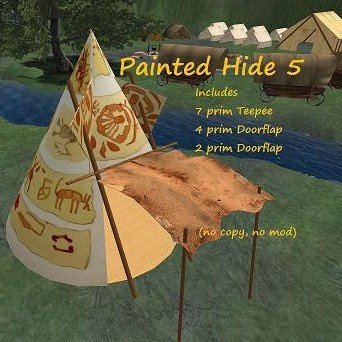 Tipi - Painted Hide 5 (boxed)